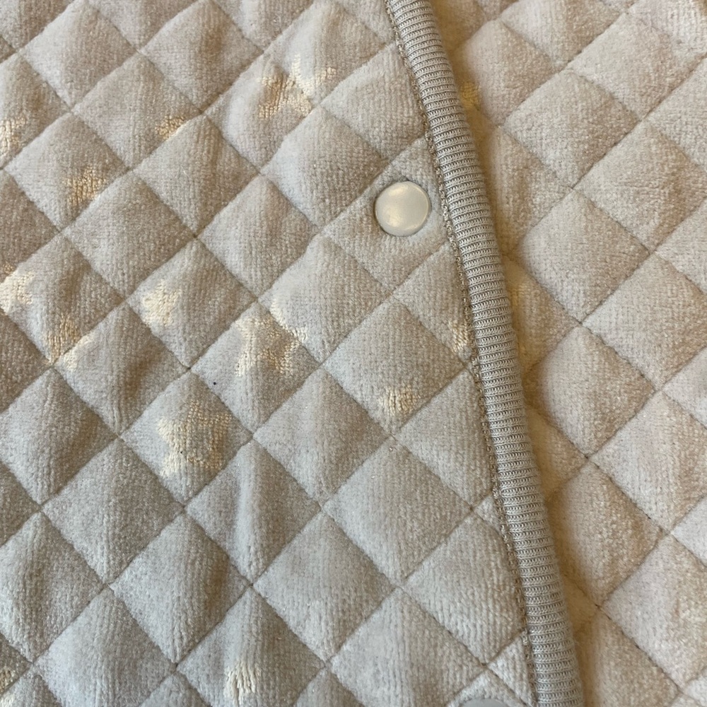 Nordstrom Quilted Grey Baby Bunting - Picture 4 of 6